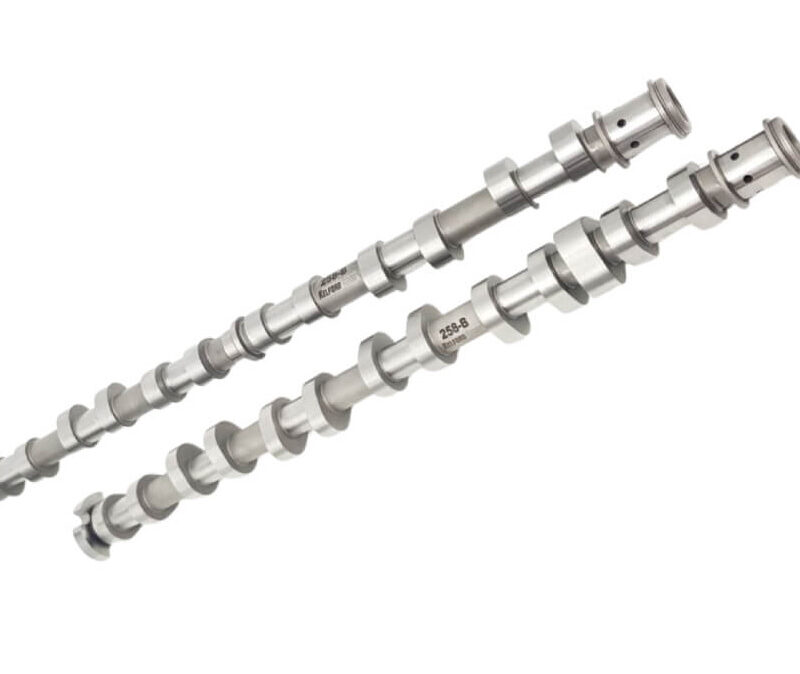 Two pieces of Camshaft Set with a white background